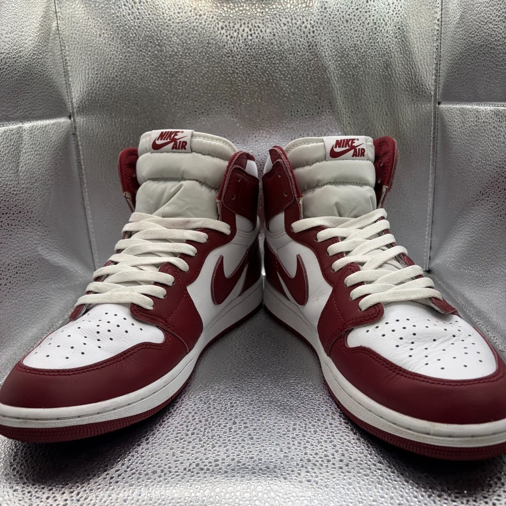 Size 11.5 Nike Air Jordan 1 Retro High OG Team Red White Mens Shoes DZ5485-160 - Picture 4 of 13